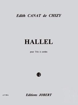 Une partition Edith Canat de Chizy pour musique de chambre