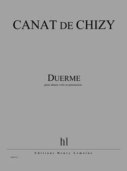Une partition Edith Canat de Chizy pour musique vocale et chorale