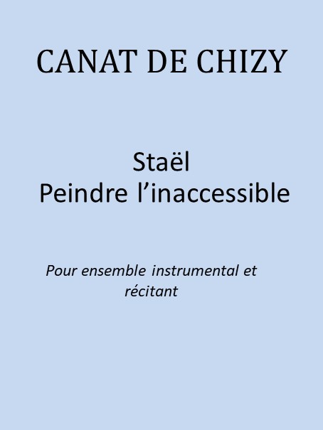 Une partition Edith Canat de Chizy pour musique d'ensemble